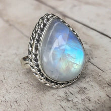 Load image into Gallery viewer, Gemstone Water Drop Ring
